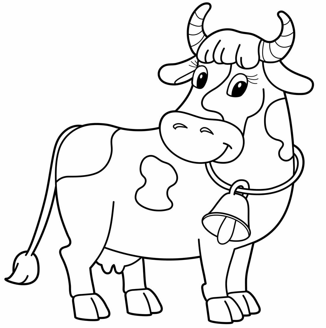 colorir desenho animado de animais para crianças 5952244 Vetor no Vecteezy