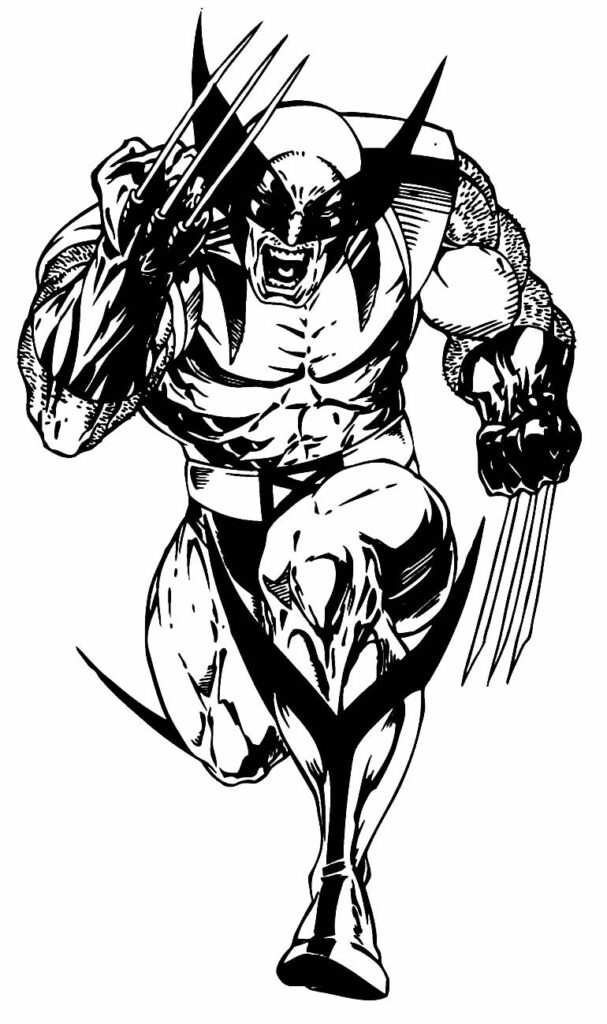 Desenhos Para Colorir De Wolverine Dicas Pr Ticas