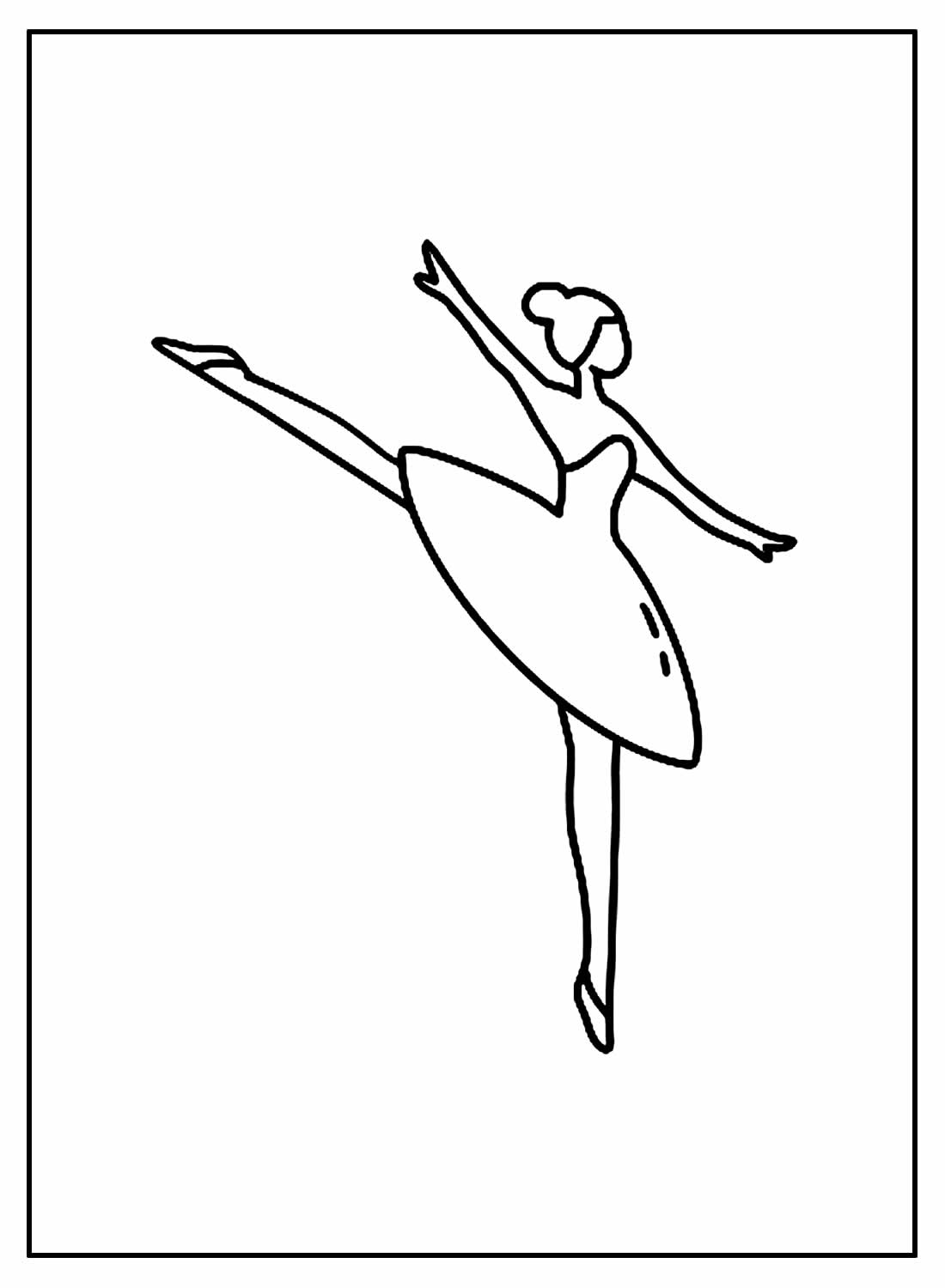 50+ Desenhos de Bailarina para colorir - Dicas Práticas