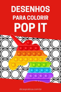 Desenhos De Pop It Para Colorir Dicas Pr Ticas