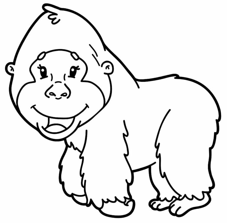 50 Desenhos de Macaquinho para colorir Dicas Práticas