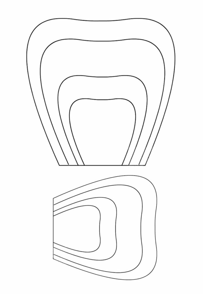 Moldes de Pétalas de Flor