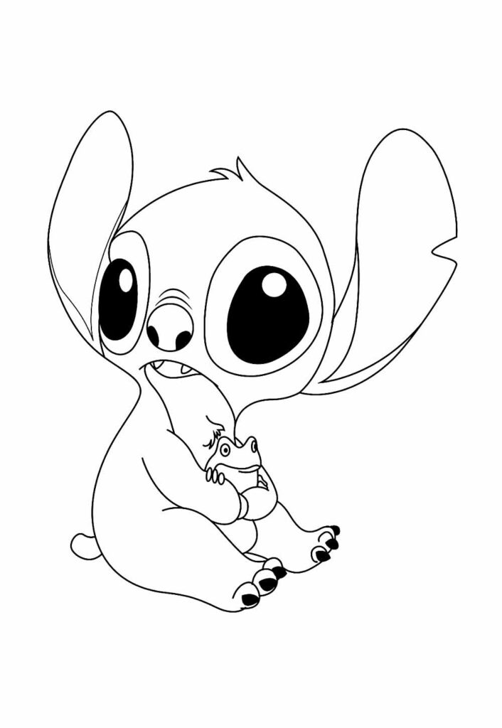 Desenho do Stitch