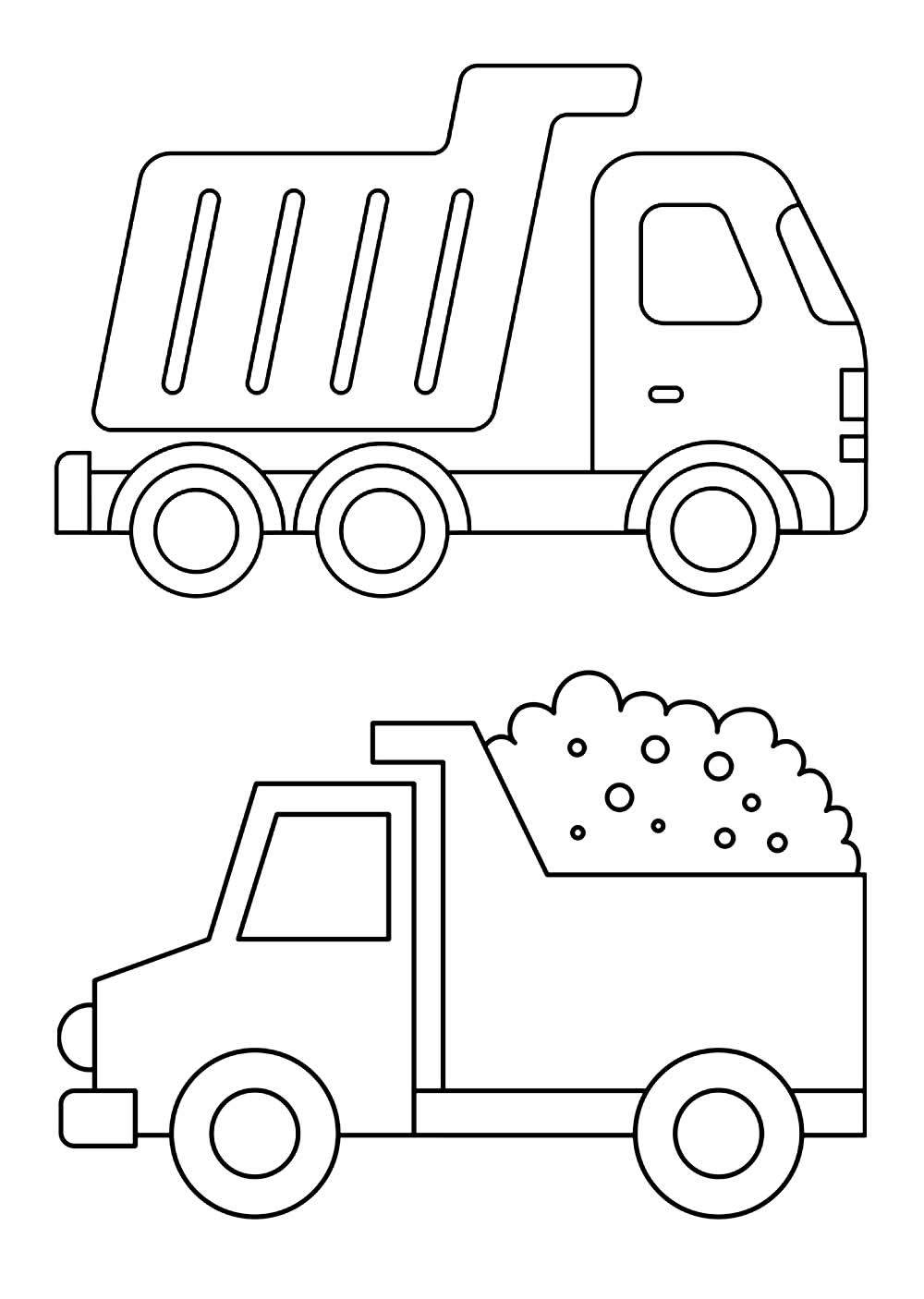 Desenho de Caminhão para colorir