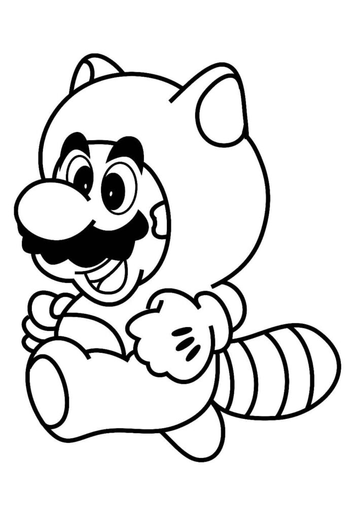 Desenho Mario Bros Colorir