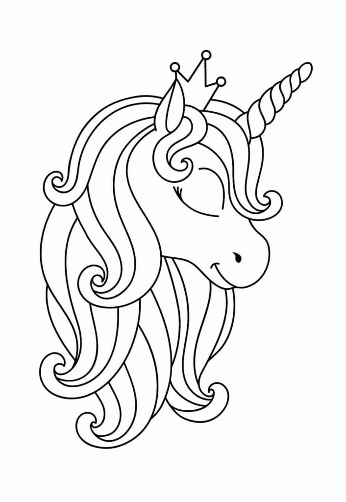 Desenho de Unicórnio para colorir