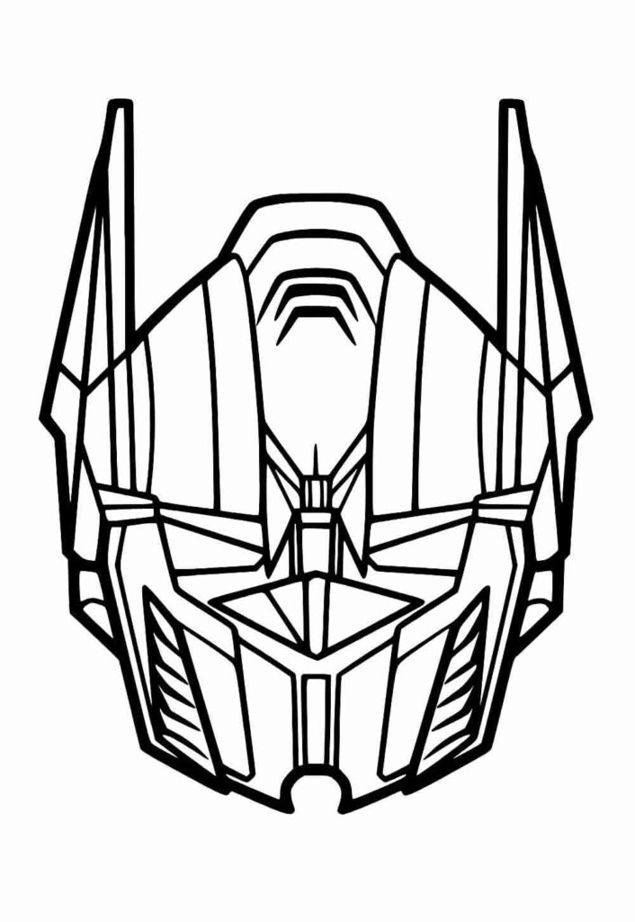 Máscara de Transformers para imprimir