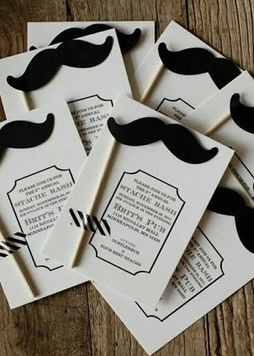 Lembrancinhas com Bigodes - Dia dos Pais