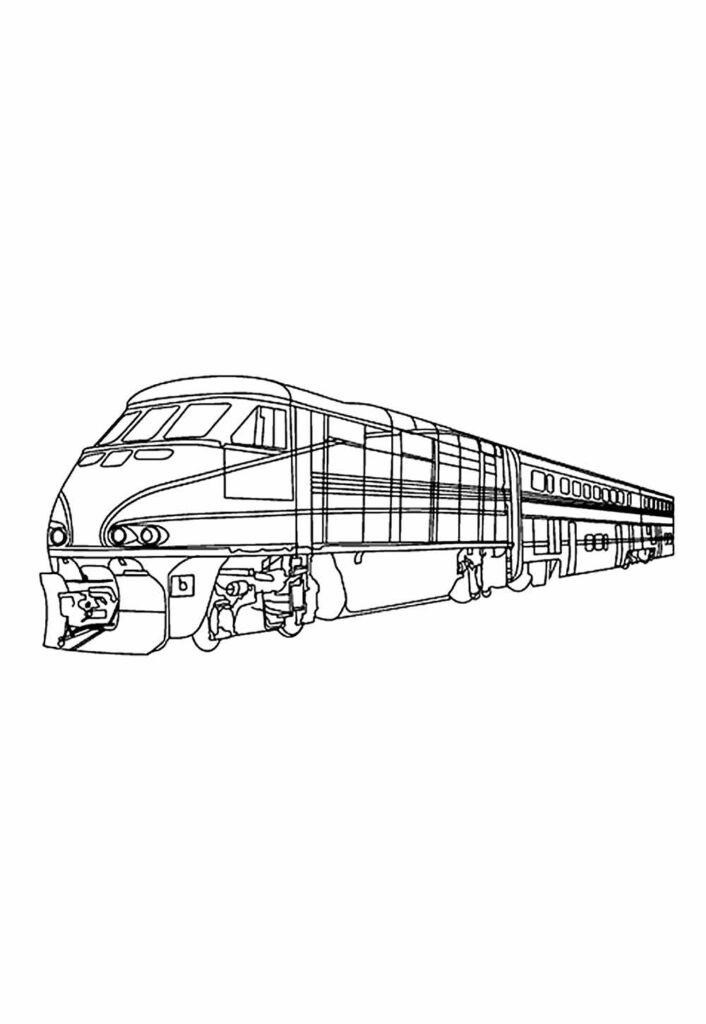 Desenho Trem Bala